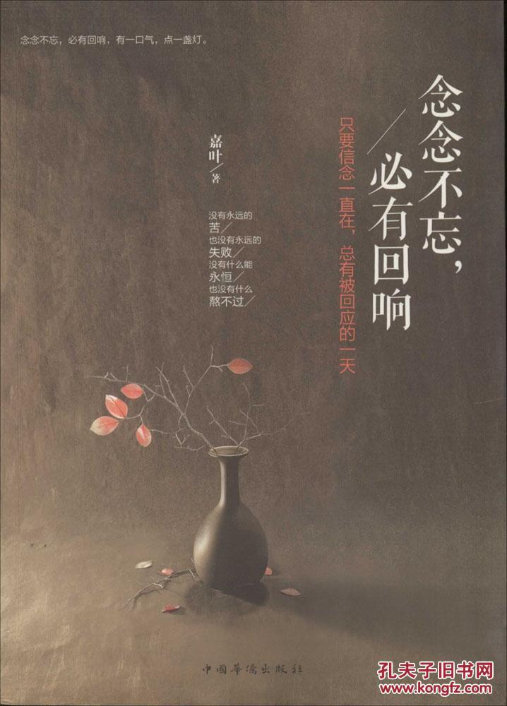 (正版送书签7362):念念不忘:必有回响 嘉叶 9787511344984