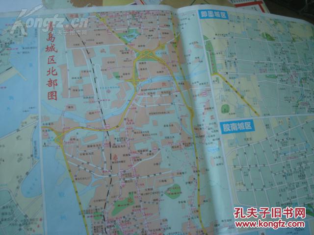青岛交通旅游图 2006年1版1印 2开 即墨,胶南,平度,莱西,黄岛,胶州,北图片