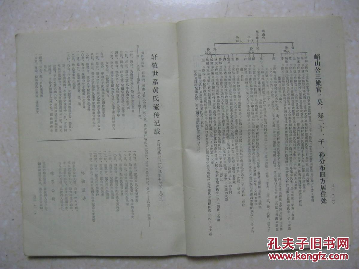 黄氏族谱(广西阳朔,平乐,广东连滩等地.