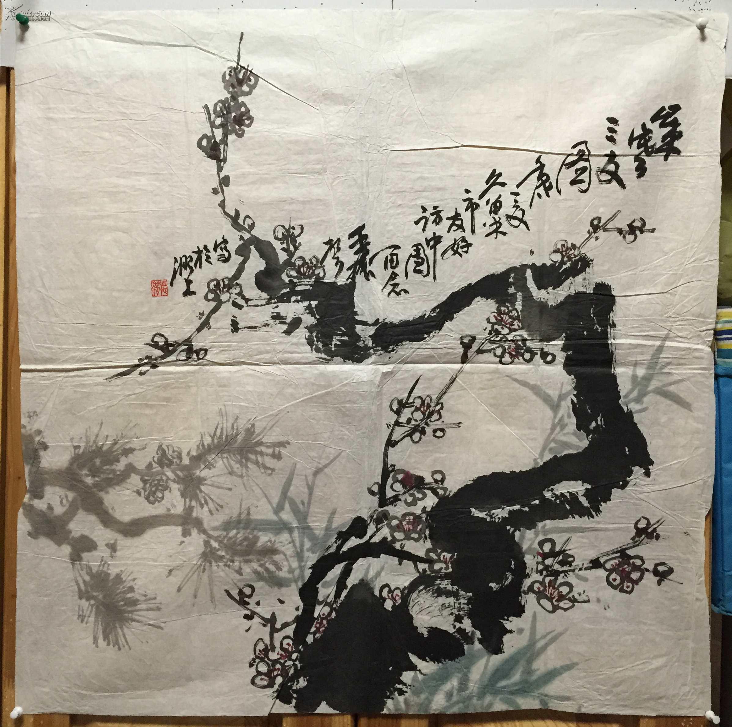 王振声 岁寒三友 67*67