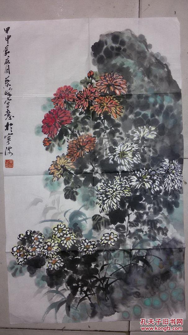 浙江画家 叶峰>花鸟