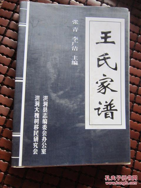 山西洪洞大槐树 百姓家谱 王氏家谱