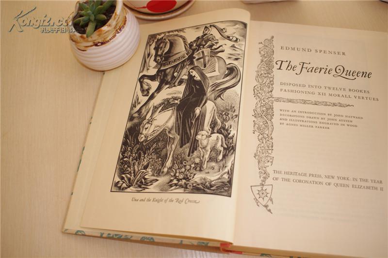 《仙后(the faerie queene)斯宾塞的代表作 精装插图,伊丽莎白二世