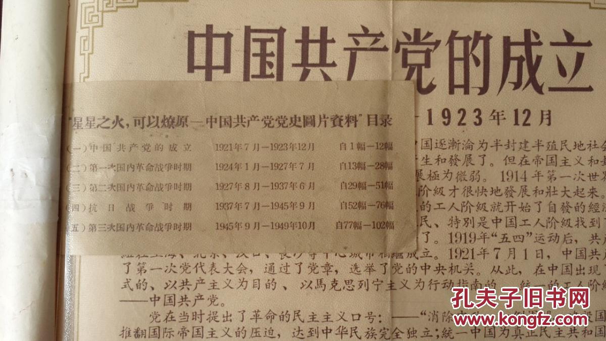 星星之火可以燎原 中国共产党党史图片资料(1921-1949)重要历史图片