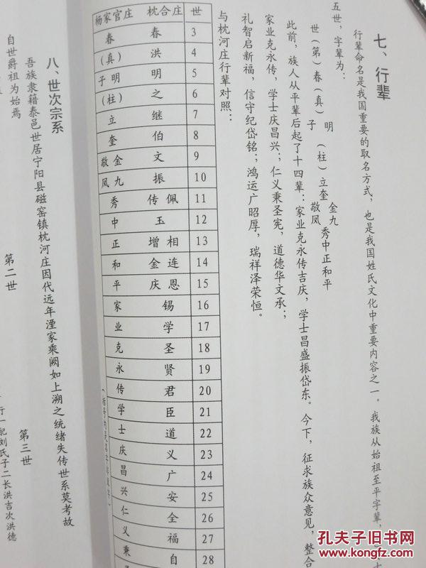 杨氏支谱家谱族谱