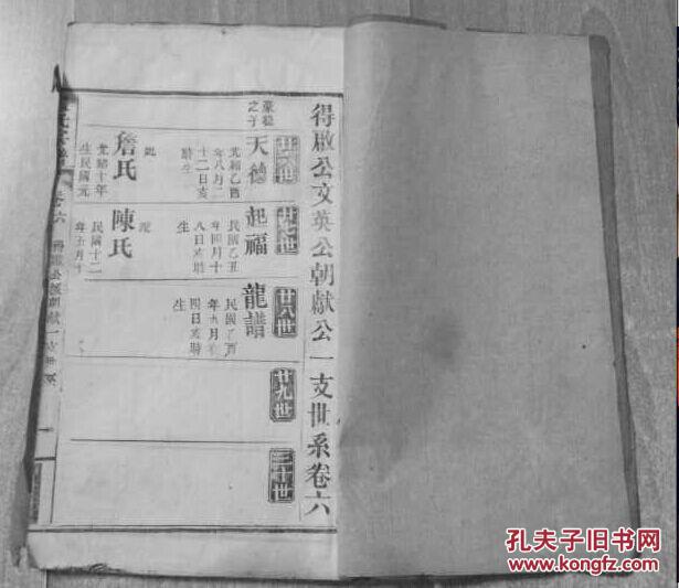 张氏族谱
