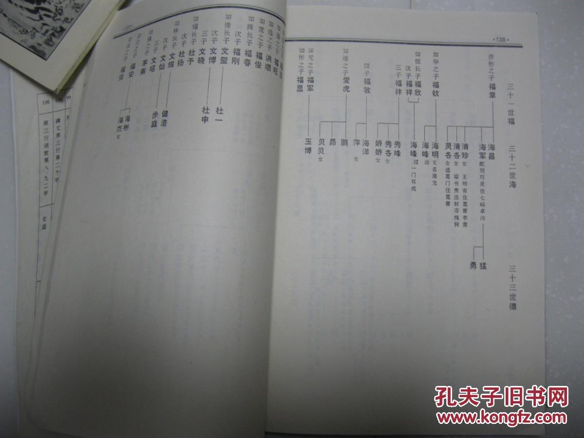 世系图包括:大禹至袭阳公;春至羽辉;景至荣国;田关杜营支系;西岳庙沟