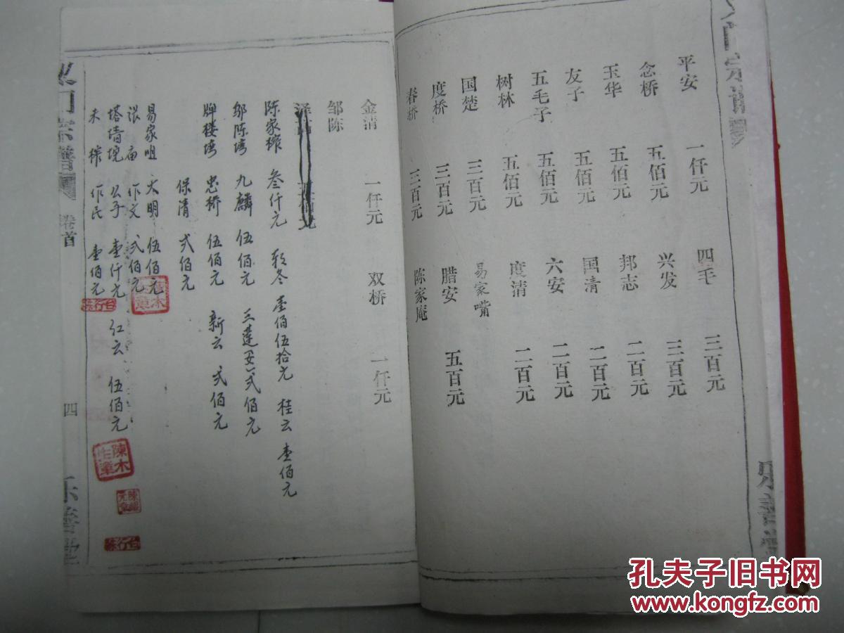 陈氏宗谱.乐善堂,湖北孝感一带.