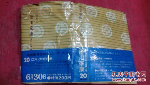 日本日文原版书德川家康20江户·大阪の卷 精