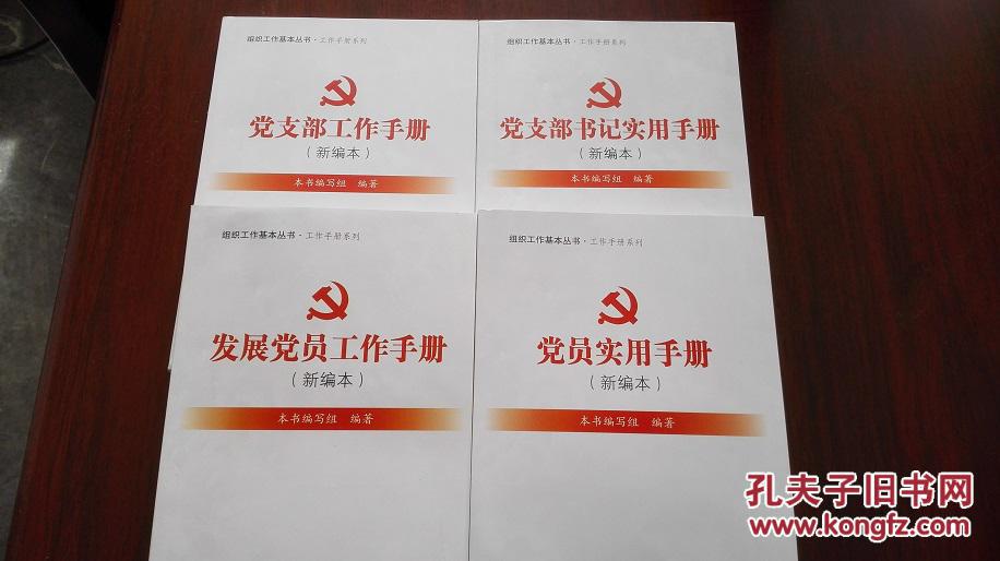 全新正版二折发售 组织工作基本丛书 工作手册系列:党支部工作手册