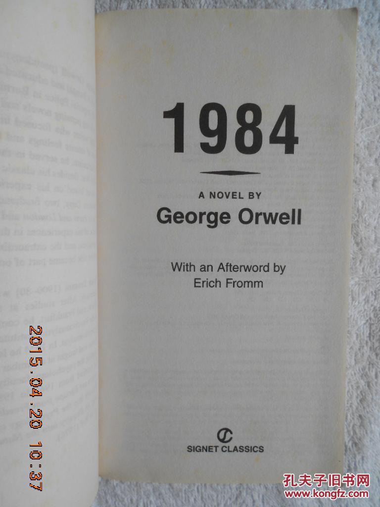 1984 (signet classics) (一九八四/乔治·奥威尔,英文原版,signet