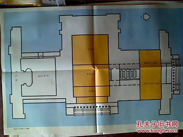 教学挂图行为的人民大会堂二平面图