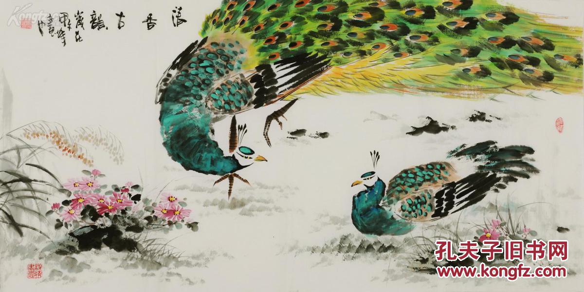 (保真,包真【李入云:真迹,花鸟画家,写意国画《奇遇.