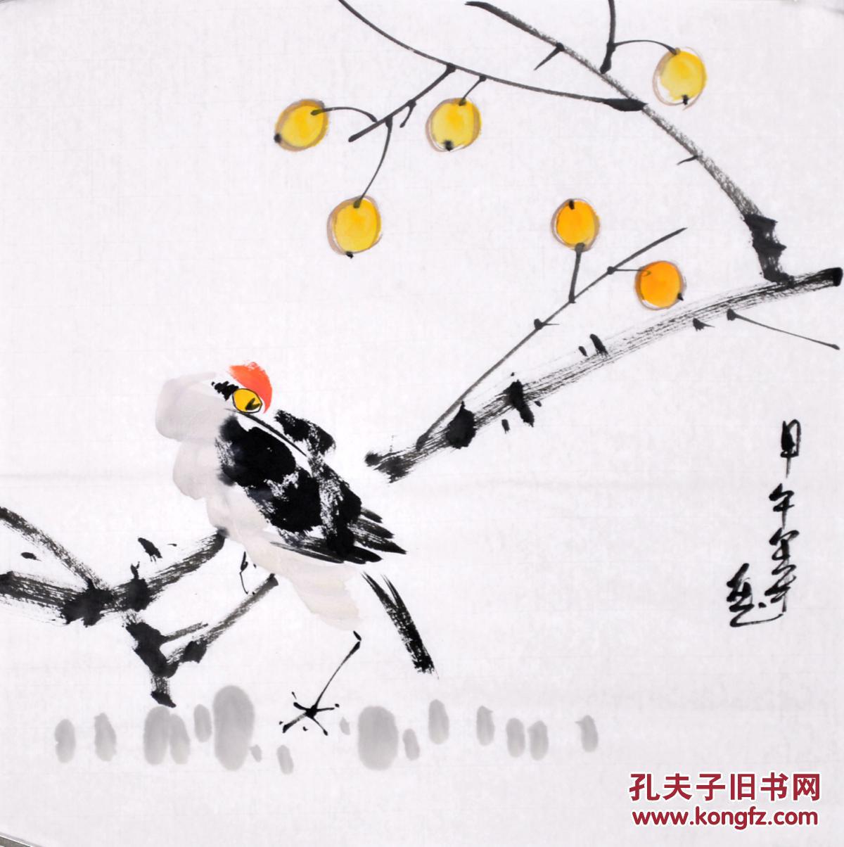 小品写意花鸟画作品hn3919 拍品编号:20588850