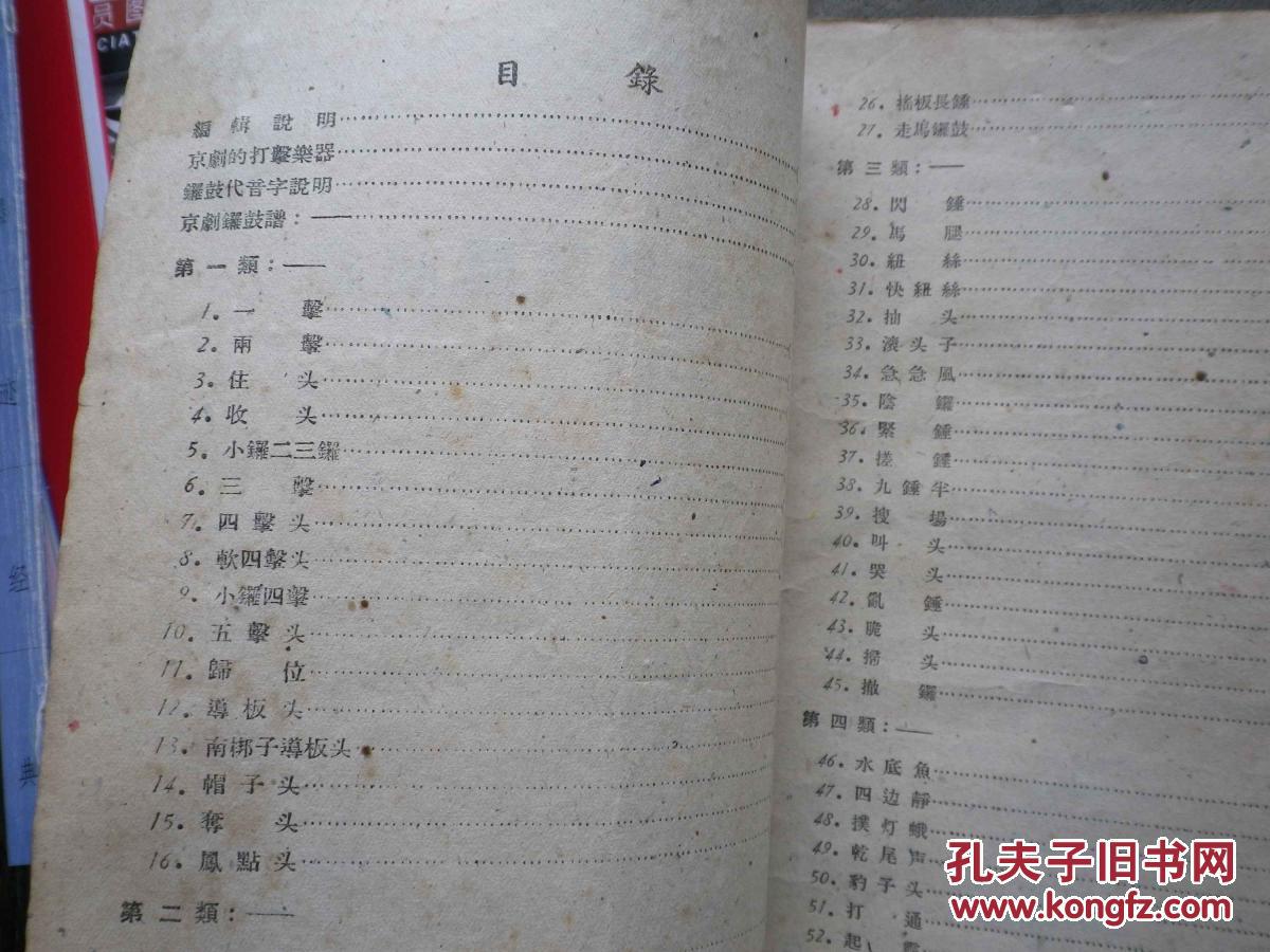 京剧锣鼓谱简编