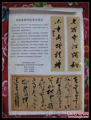 长安大学中国书画研究院院长,教授,西安市文联副主席,西安市书法家