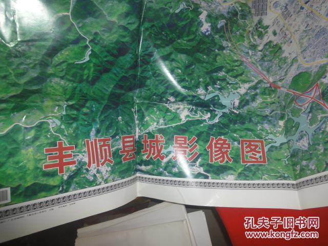 【图】超大张丰顺县影像图地图一张(2011年一