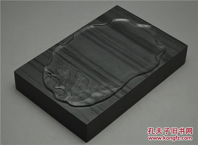 歙砚精品水波纹 罗纹砚台 简单朴素 实用耐看