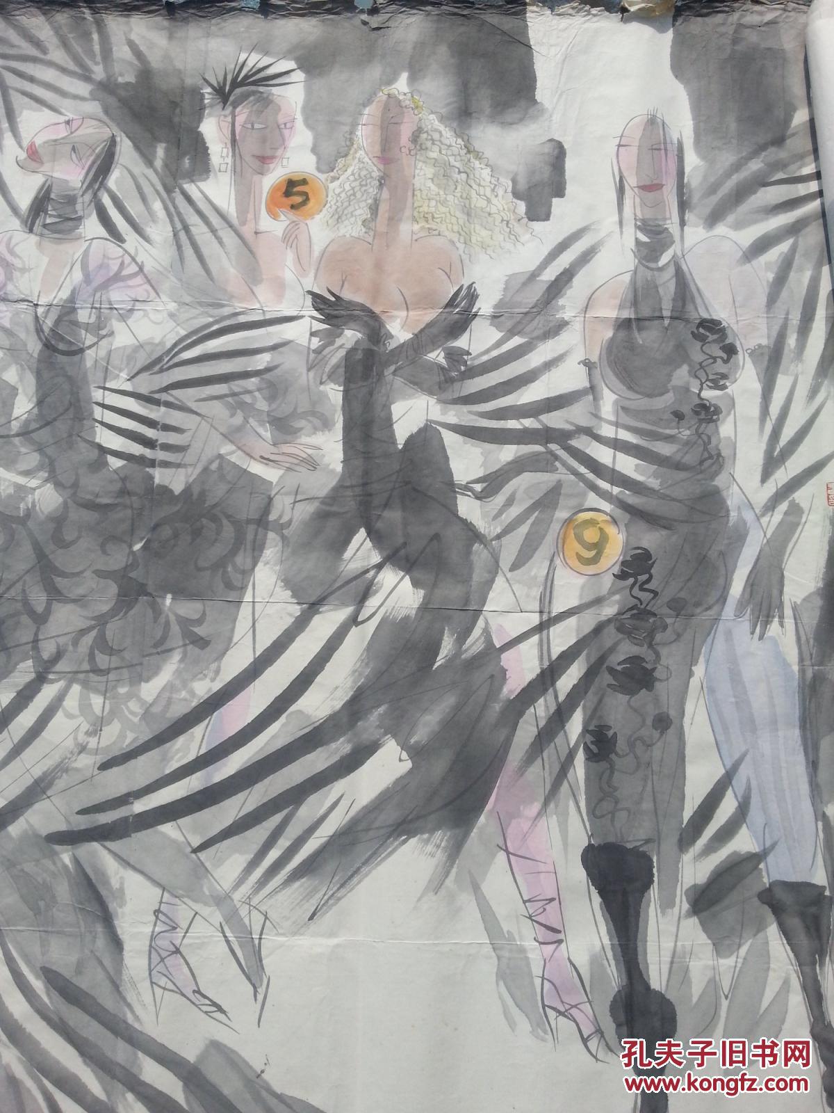 张恢巨幅画作:选美