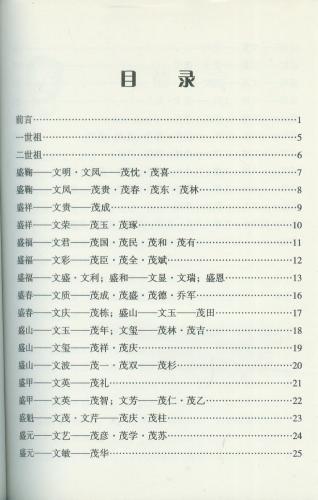 乔氏族谱