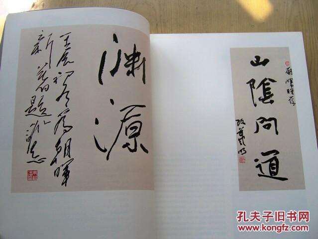 山阴问道 曾朝晖书法状态 字里字外(曾朝晖 毛笔签名本 16开【h-14