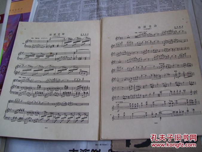 海滨音诗简谱_海滨音诗小提琴谱