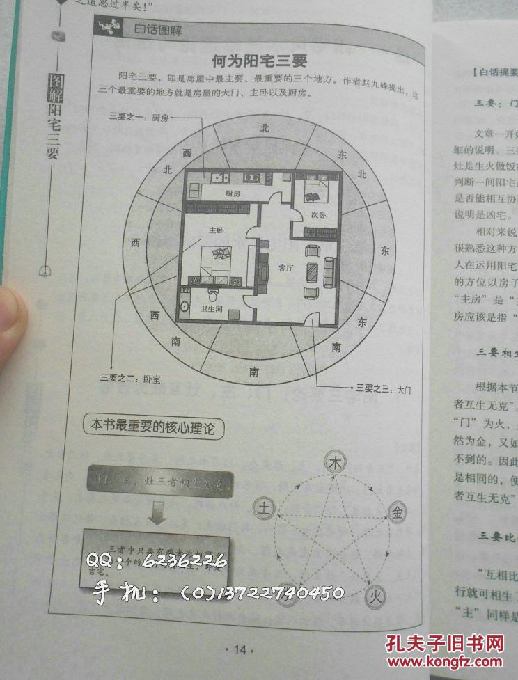 经典图解版 阳宅三要 赵九峰原著 风水布局基础理论入门实战.