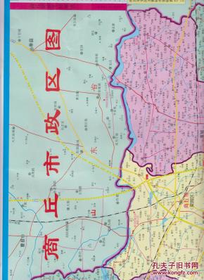 商丘市政区图