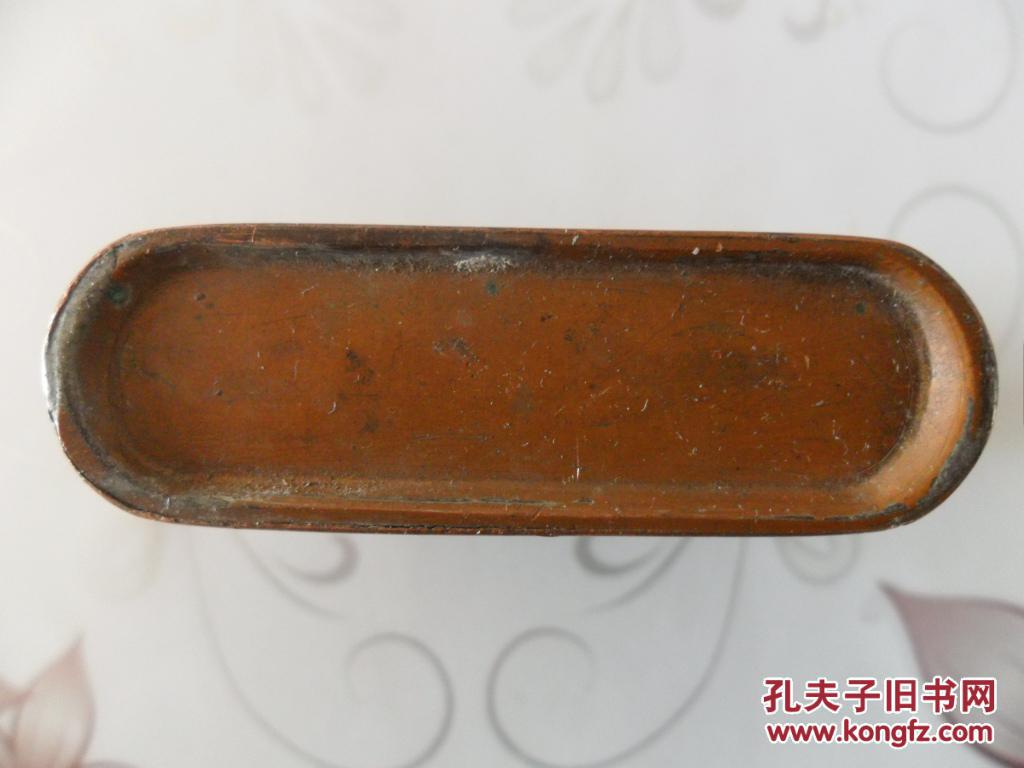 老货铜旱烟盒