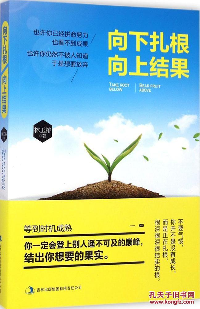 (正版送书签7213): 向下扎根 向上结果 林玉椿 9787553459592