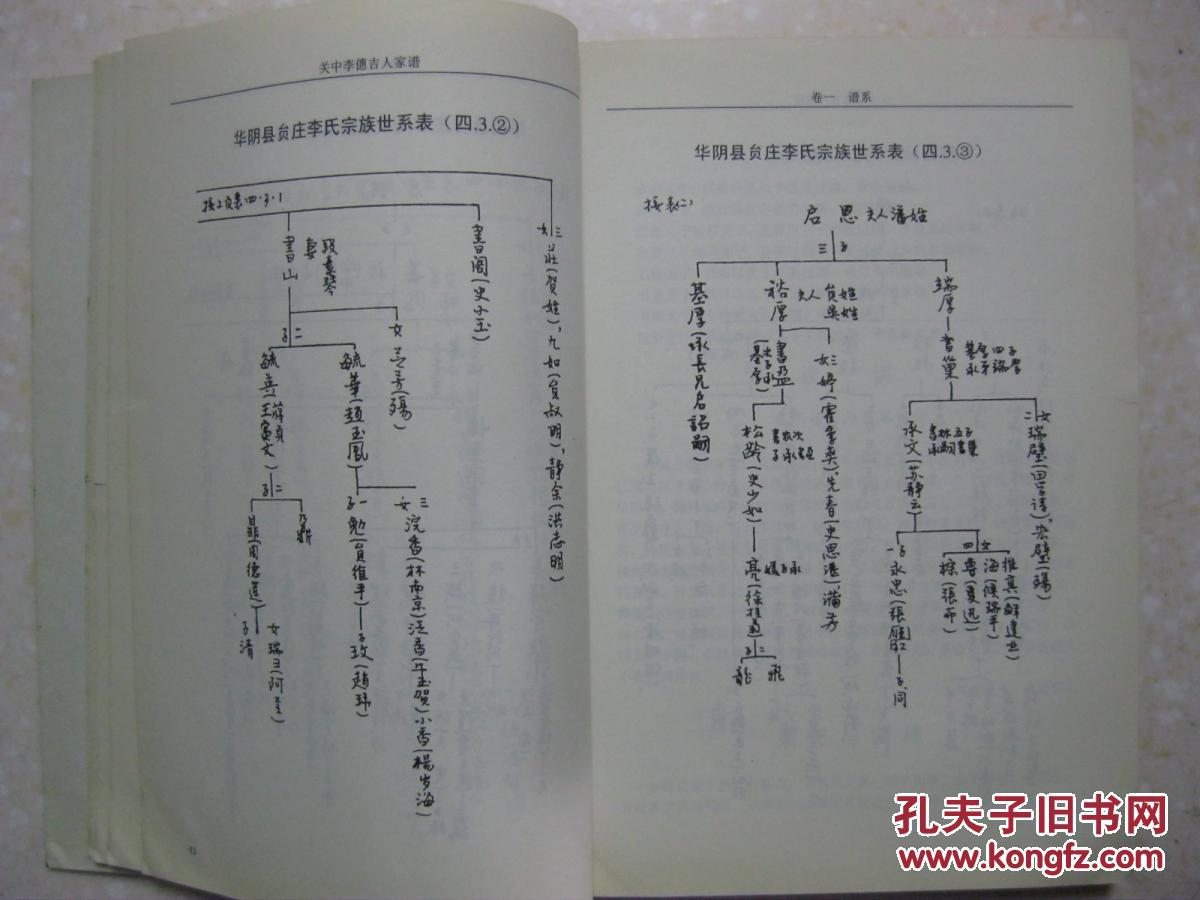 关中李僡吉人家谱李氏家谱华阴县贠庄李僡字吉人清直隶总督太子少保