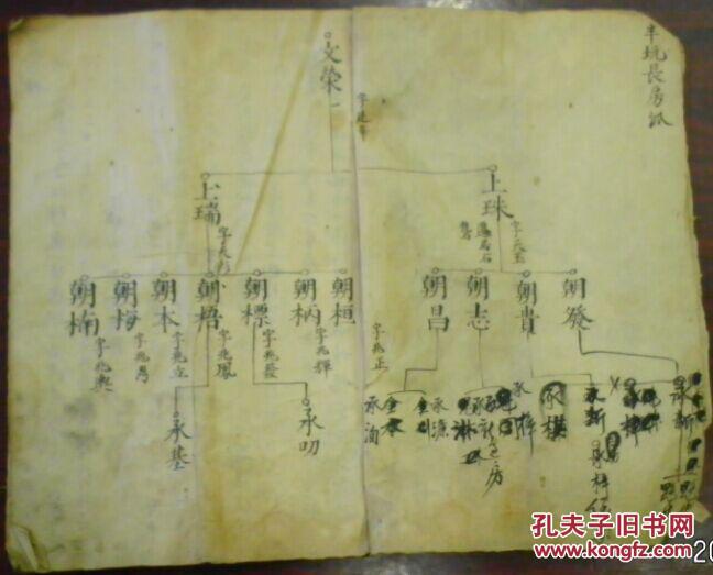 张氏子五女一适坳头陈以明日新初名亚犬居龙泉洋左/半坃长房派第五世