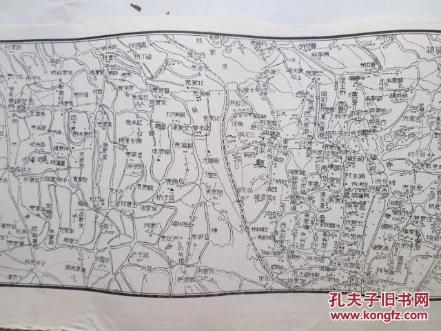 红色收藏华东人民解放军总部测绘室1949年再版地图(浙江,江苏 严墓镇)