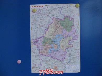 巨鹿县交通旅游图-四开地图
