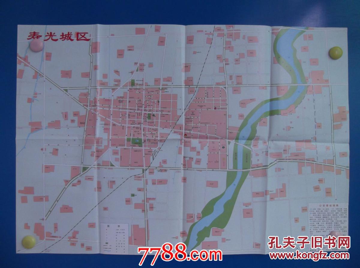 2004寿光市交通旅游图-对开地图