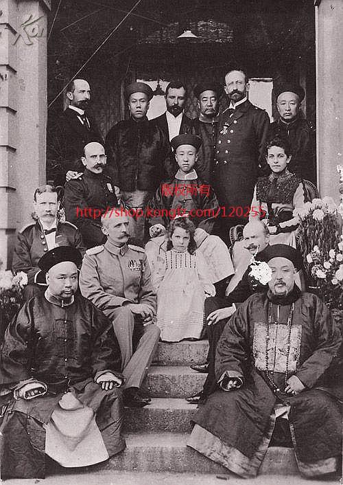 1901年载沣溥仪父亲摄政王光绪弟弟醇亲王出使德国道歉谢罪船经香港时