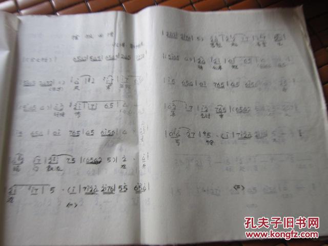 蒲剧舍饭曲谱存bu捆