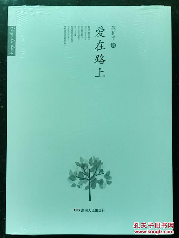 爱在路上范和平著湖南人民出版社正版库存书
