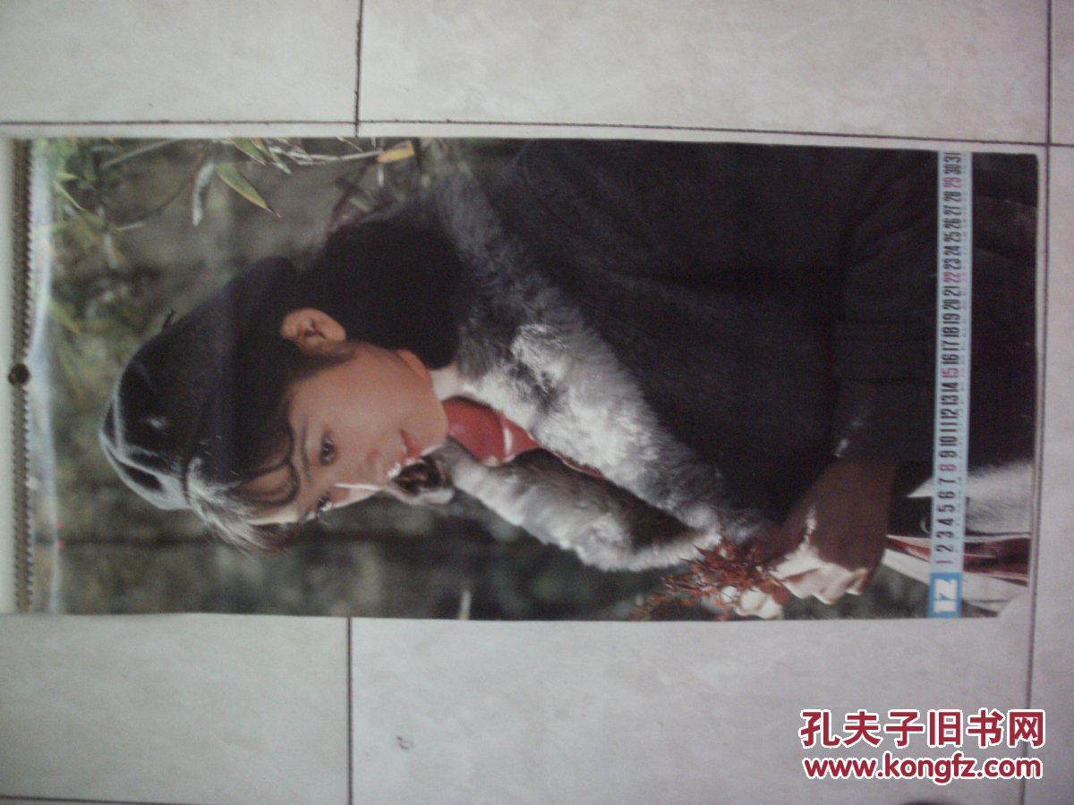1985年明星挂历 12张 封面(董智芝 殷婷茹 周洁 茅为惠 陈烨 张伟欣