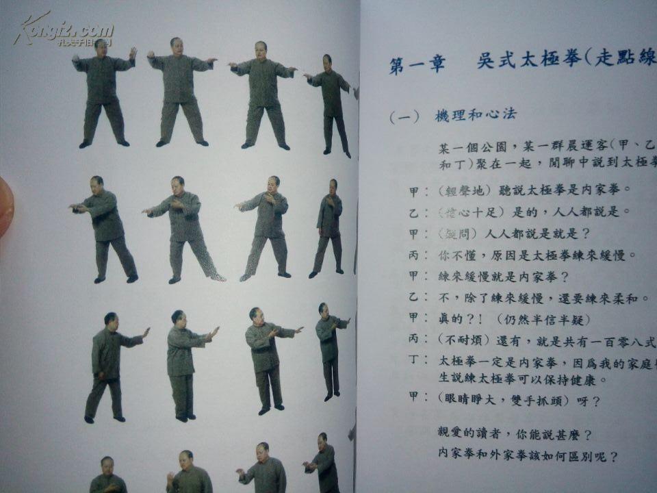 汪棣贤 吴式太极拳走点线和走贯串  太极内功阴阳二十