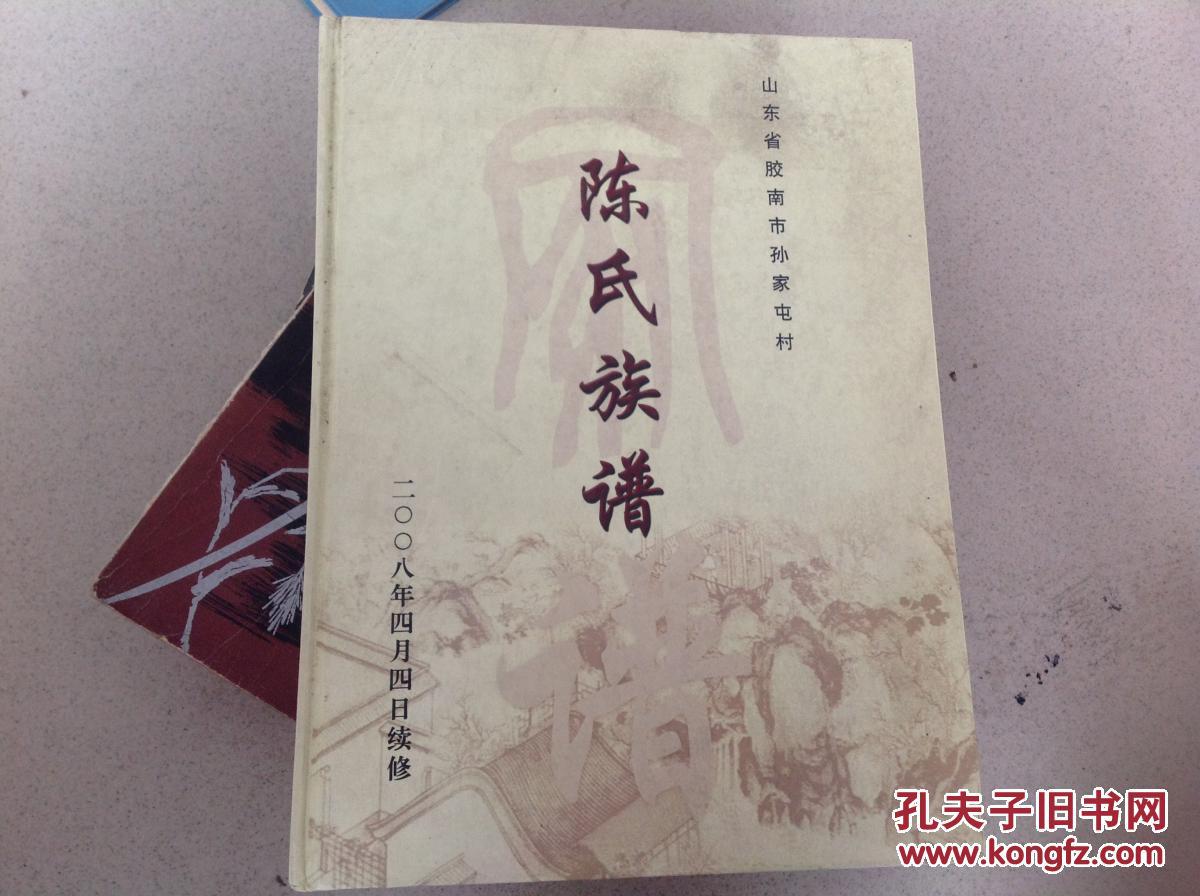 陈氏族谱 山东省胶南市孙家屯村