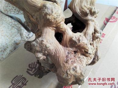 "树瘤"多!根雕随形摆件【合欢】.庭中栽得红荆树,十月花开不待春.