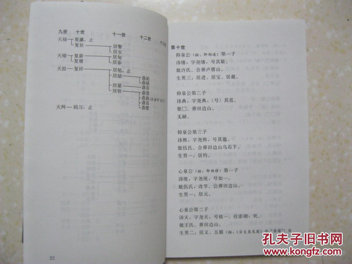 郑成功族谱四种(即:石井郑氏族谱;石井本宗族谱;郑氏宗谱;郑氏家谱)