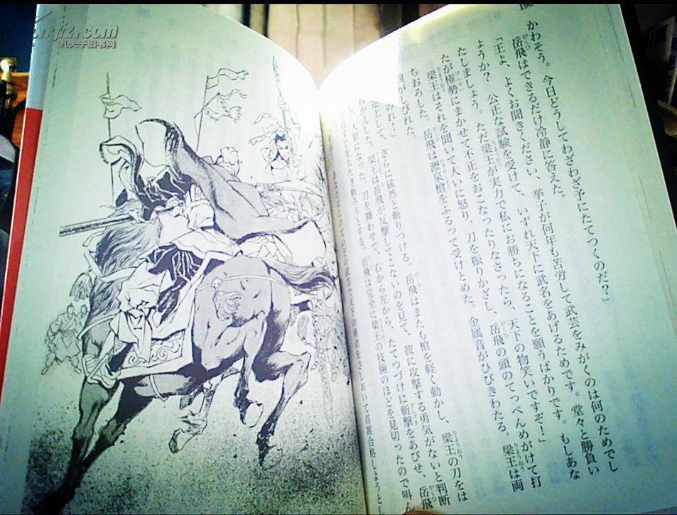 岳飞传《岳飞伝》 全5卷 (日语版_钱彩; 翻译 田中_孔