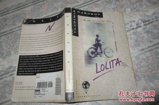 lolita ( 英文原版 纳博科夫名著 洛丽塔 大32开317页