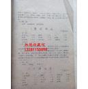 四川菜谱 61年老草纸油印版第五辑著名川菜烹