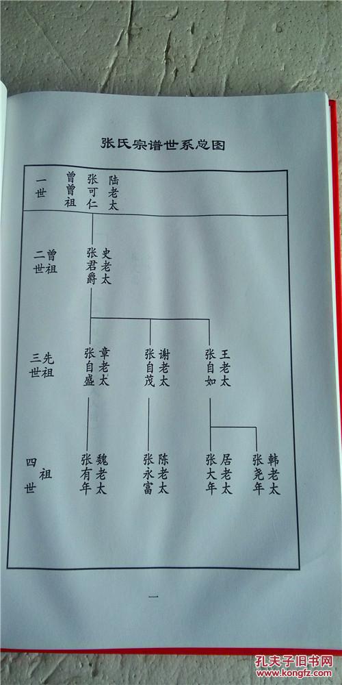 张氏宗谱【百忍堂】建湖 阜宁可仁公支 精装 16开 60页 2015年版 售