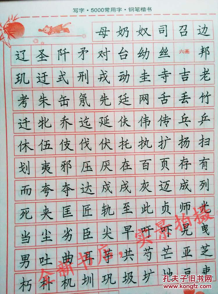 钢笔楷书5000常用字 司马彦字帖 书法学习入门 全新防伪 正版特价