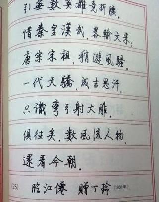 启功硬笔行书字帖(图3)