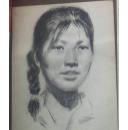 美术插页（单张），陈衍宁《华侨农场女工》。